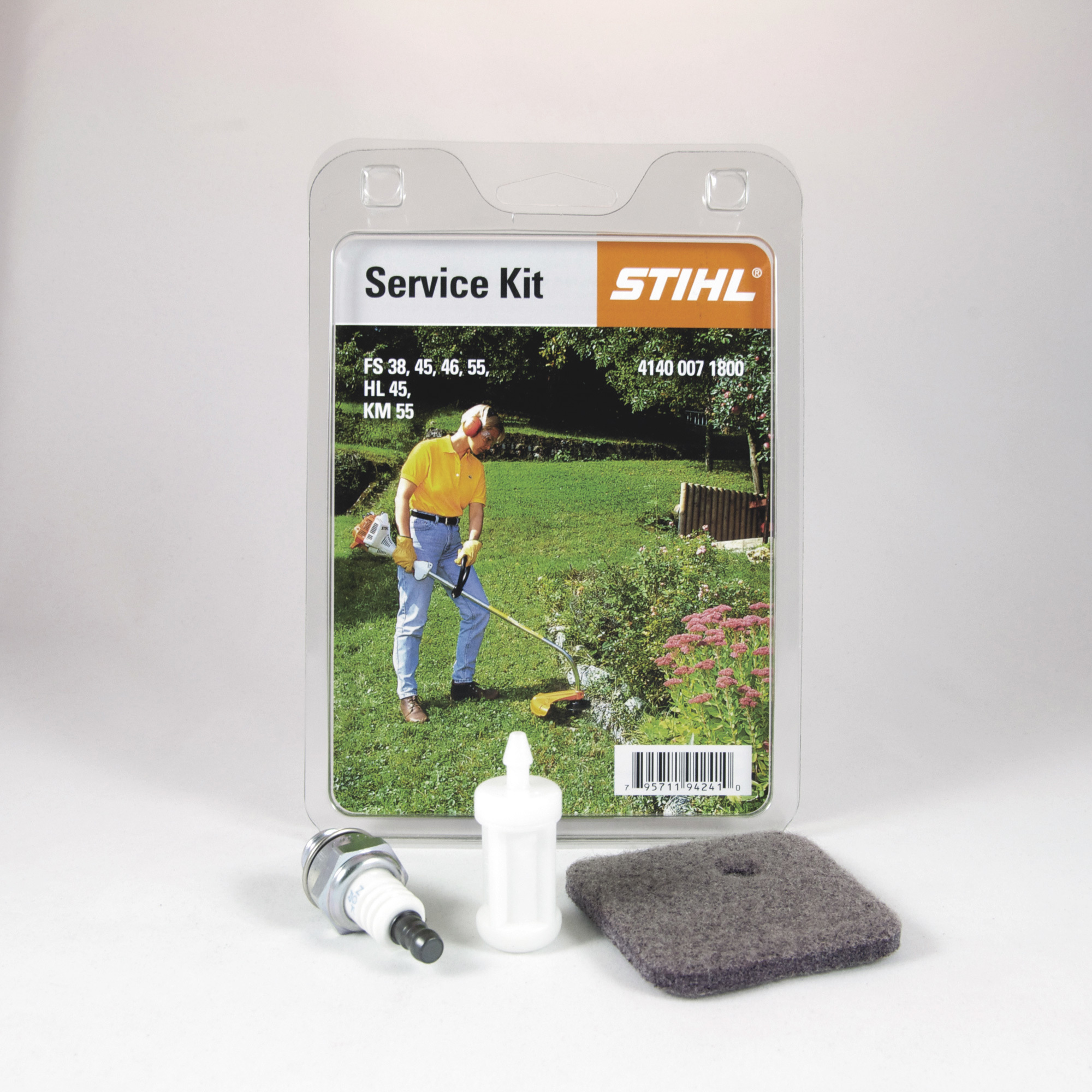 STIHL 4140 Trimmer Service Kit, Fits Trimmer Models FS 45, FS 46, FS 55 and KM 55